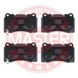 MASTER-SPORT GERMANY Bremžu uzliku kompl., Disku bremzes 13046049732N-SET-MS