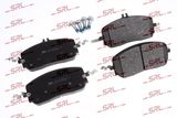 SRLine Комплект тормозных колодок, дисковый тормоз S70-01034