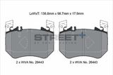 PAGID Racing Комплект тормозных колодок, дисковый тормоз T8313SP2001