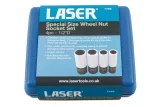 LASER TOOLS Erimõõdus Veljepadrunite Komplekt 1/2" 7752