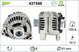 VALEO Генератор 437546