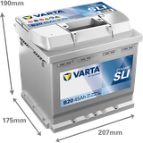 VARTA Startera akumulatoru baterija 545413040K262