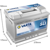 VARTA Startera akumulatoru baterija 577400078K262