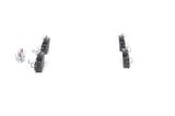 BOSCH Комплект тормозных колодок, дисковый тормоз 0 986 494 014