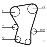 CONTINENTAL CTAM Hammasrihm CT677