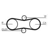 CONTINENTAL CTAM Tand/styrremssats CT914K1