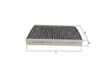 KNECHT Filter, kupéventilation LAK 852