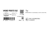 SKF Тормозной диск VKBD 90072 S2