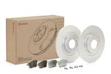 BREMBO Комплект тормозов, дисковый тормозной механизм KT 10 050