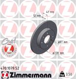 ZIMMERMANN Тормозной диск 470.1079.52