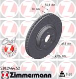 ZIMMERMANN Тормозной диск 530.2464.52