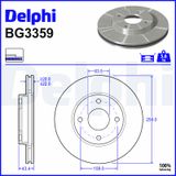 DELPHI Jarrulevy BG3359