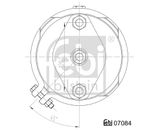 FEBI BILSTEIN Kalvojarrusylinteri 07084