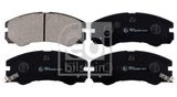 FEBI BILSTEIN Комплект тормозных колодок, дисковый тормоз 116157