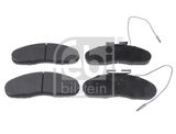 FEBI BILSTEIN Комплект тормозных колодок, дисковый тормоз 116302