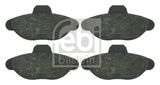 FEBI BILSTEIN Bromsbeläggssats, skivbroms 16082