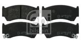 FEBI BILSTEIN Комплект тормозных колодок, дисковый тормоз 16267
