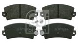 FEBI BILSTEIN Комплект тормозных колодок, дисковый тормоз 16407