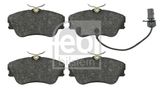 FEBI BILSTEIN Комплект тормозных колодок, дисковый тормоз 16449