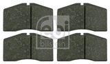 FEBI BILSTEIN Комплект тормозных колодок, дисковый тормоз 16514