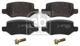 FEBI BILSTEIN Комплект тормозных колодок, дисковый тормоз 16525