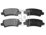 FEBI BILSTEIN Комплект тормозных колодок, дисковый тормоз 16577