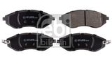 FEBI BILSTEIN Комплект тормозных колодок, дисковый тормоз 16721