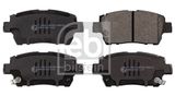 FEBI BILSTEIN Комплект тормозных колодок, дисковый тормоз 16725