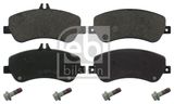 FEBI BILSTEIN Комплект тормозных колодок, дисковый тормоз 16808