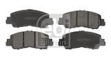 FEBI BILSTEIN Комплект тормозных колодок, дисковый тормоз 184236