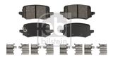 FEBI BILSTEIN Комплект тормозных колодок, дисковый тормоз 186404