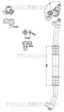 TRISCAN Трубопровод высокого / низкого давления, кондиционер 9010 23005