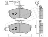 METELLI Комплект тормозных колодок, дисковый тормоз 22-0148-1