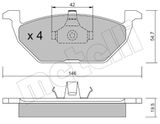 METELLI Комплект тормозных колодок, дисковый тормоз 22-0211-0