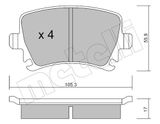 METELLI Piduriklotside komplekt, ketaspidur 22-0553-0