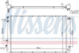 NISSENS Radiaator, käivitusaku 606608