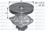 DOLZ Водяной насос, охлаждение двигателя S135