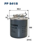 FILTRON Топливный фильтр PP 841/8