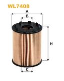 WIX FILTERS Масляный фильтр WL7408