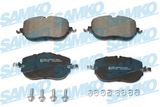 SAMKO Комплект тормозных колодок, дисковый тормоз 5SP2372