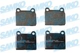 SAMKO Bromsbeläggssats, skivbroms 5SP362
