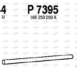 FENNO Труба выхлопного газа P7395