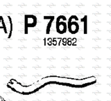FENNO Avgasrör P7661