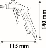 VIGOR Käsipainepistooli V7135