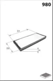 MISFAT Filter, kupéventilation HB115