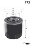 MISFAT Oljefilter Z173A