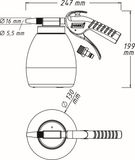 HAZET Soodapuhalluspüstol 9045P-1
