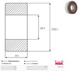 AS-PL Подшипник ABE9002(NSK)(BULK)