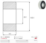 AS-PL Подшипник ABE9003(BULK)