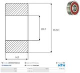 AS-PL Lager ABE9006(NTN)(BULK)